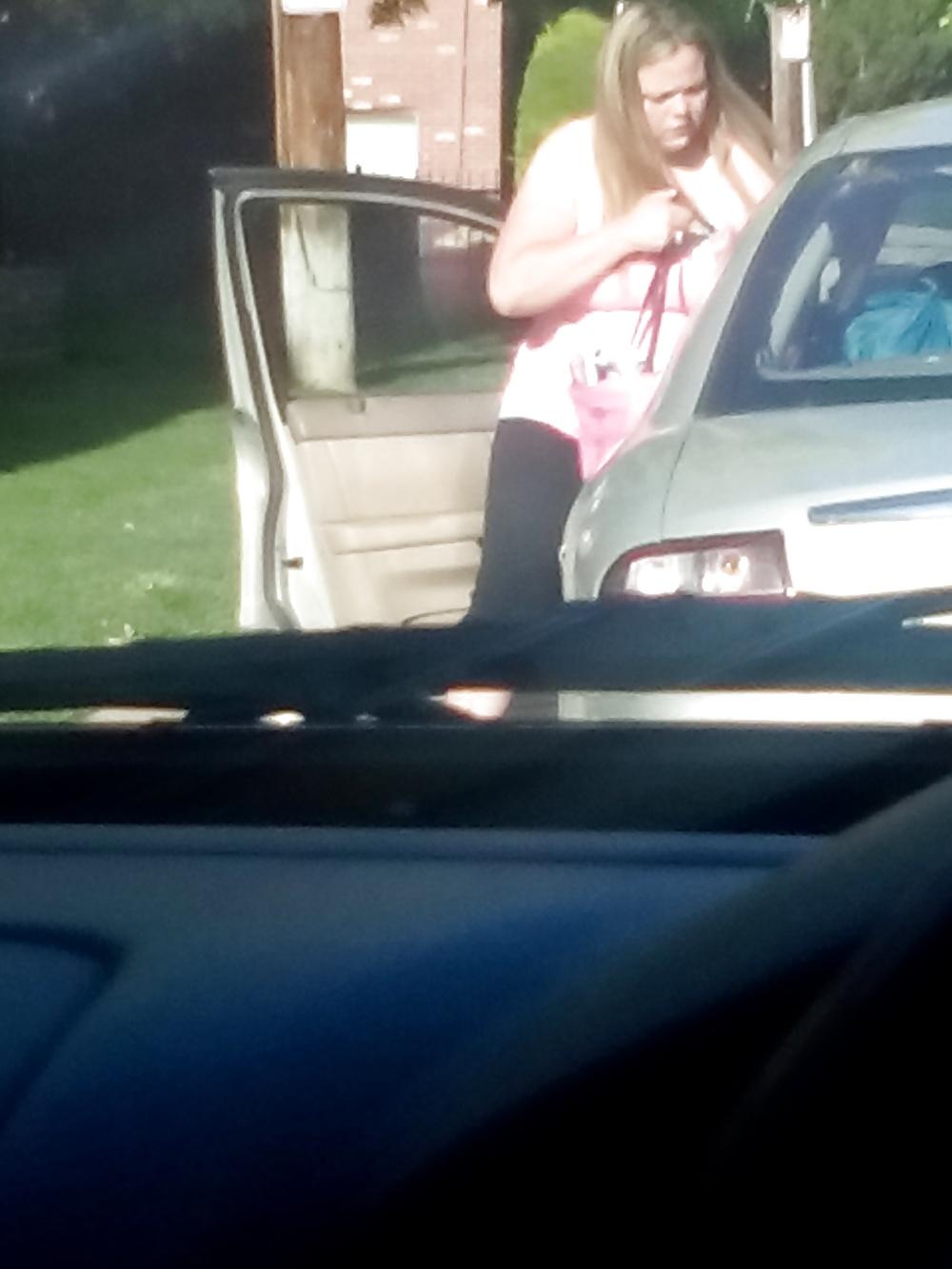 17P Thick blonde leggings