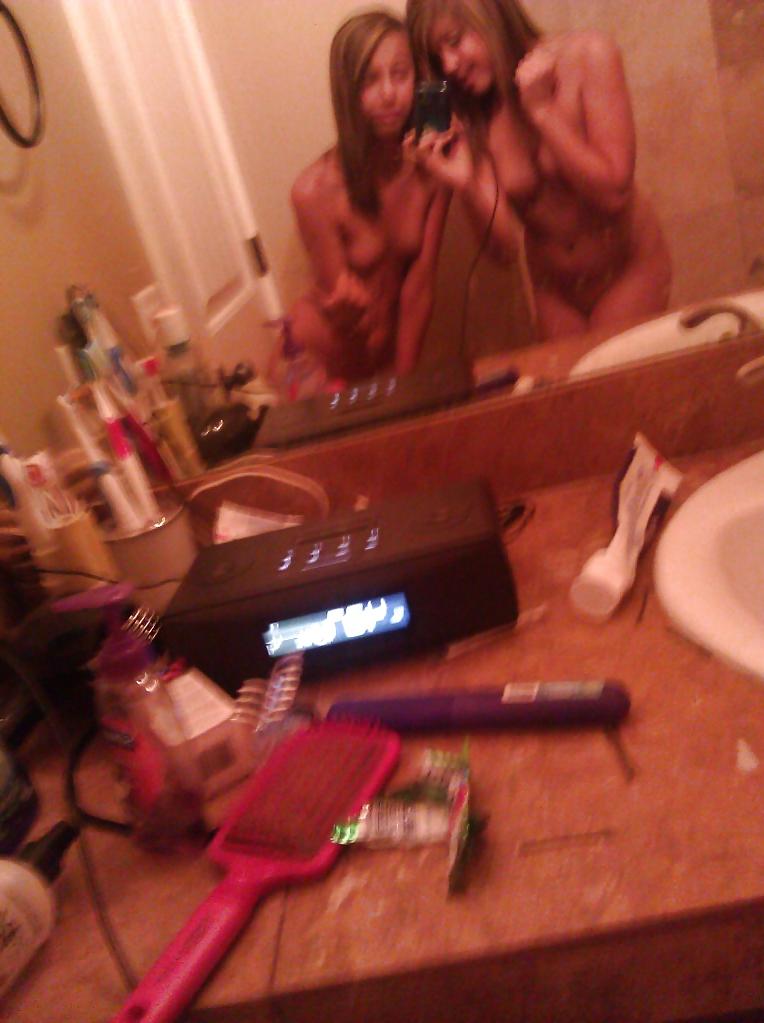 23P Two girls in the bathroom