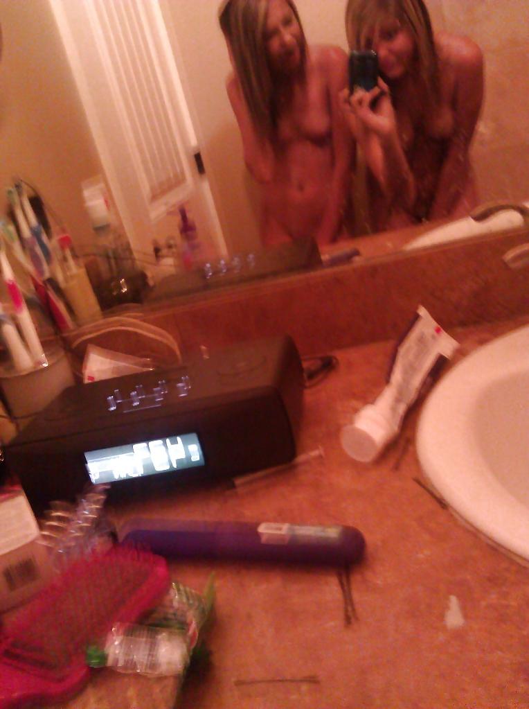 23P Two girls in the bathroom