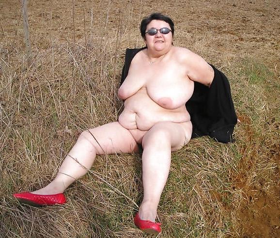 25P Fat older women.
