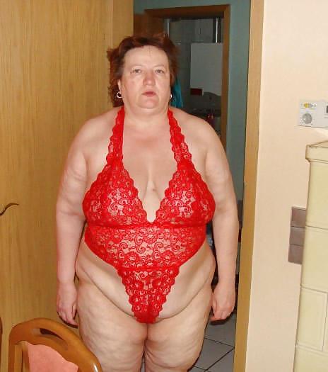 25P Fat older women.