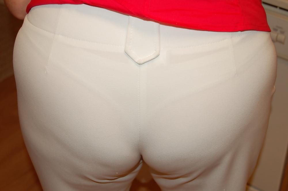 11P Suzanne in sheer pants and a thong