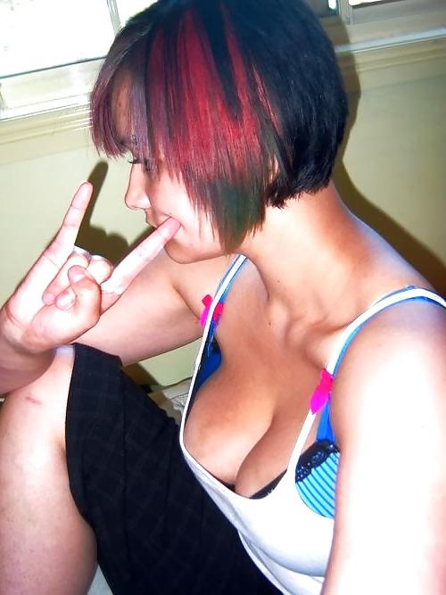 25P Busty Goddesses - Short Haired Girls With Huge Breasts, 31