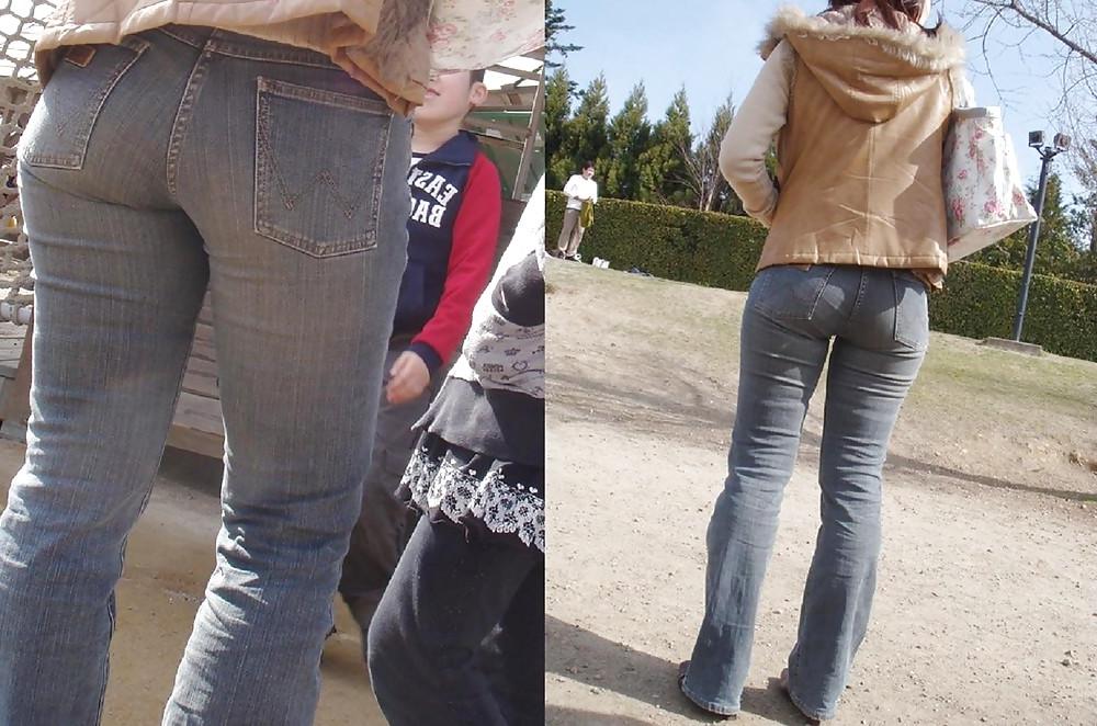 25P Asses in jeans #5