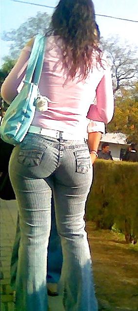 25P Asses in jeans #5