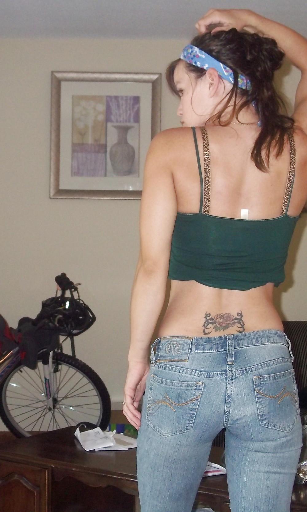25P Asses in jeans #5