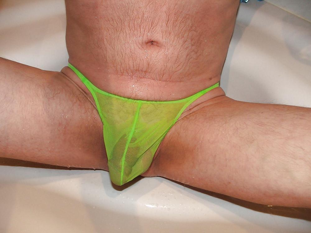 25P Grüner Netz-Tanga – Teil 2