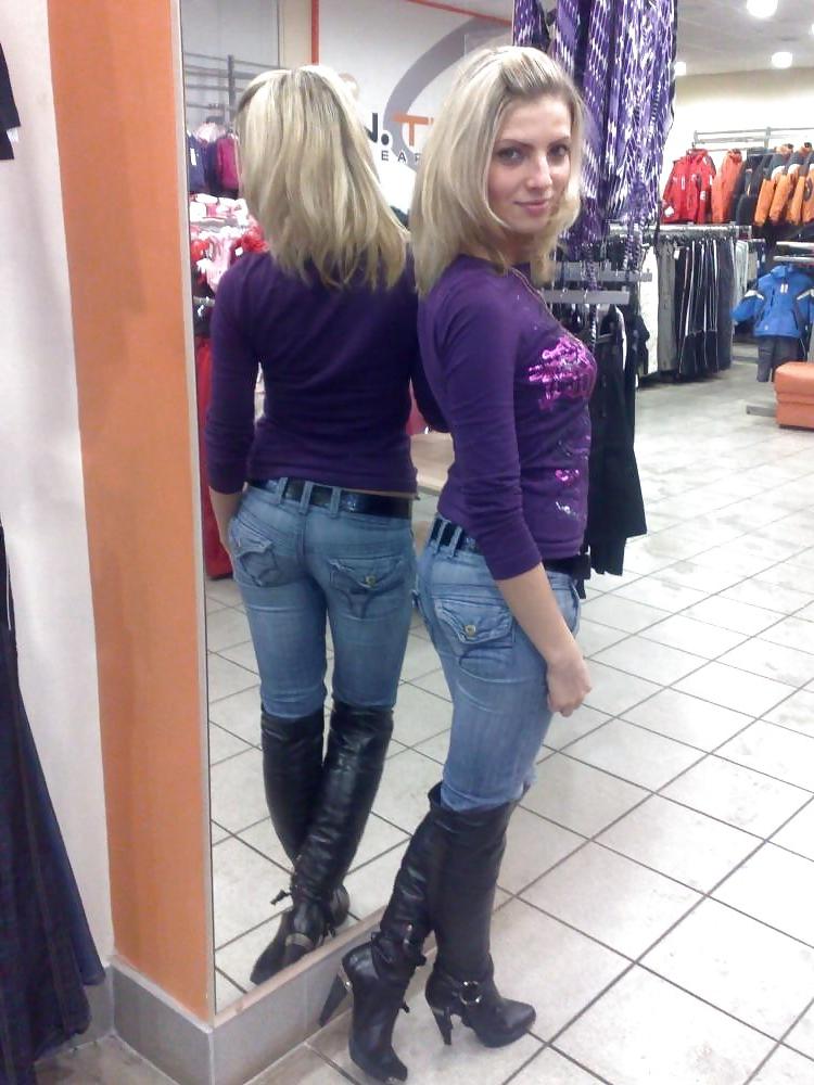 20P Asses in jeans #3