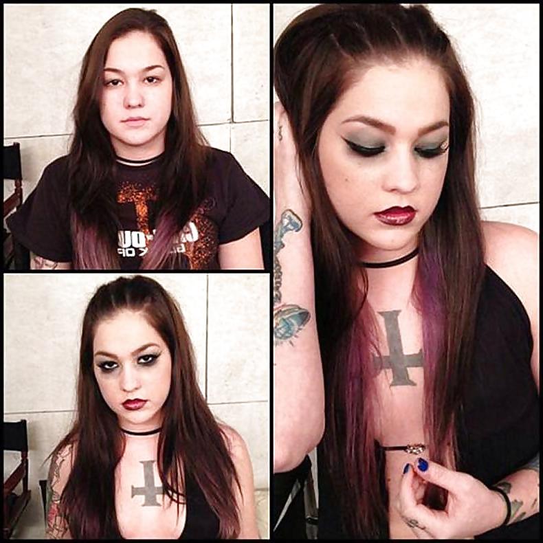 25P Pornstars Makeup on off - Mojitog