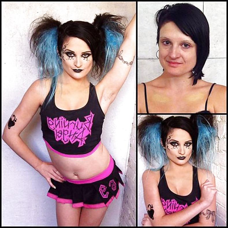 25P Pornstars Makeup on off - Mojitog