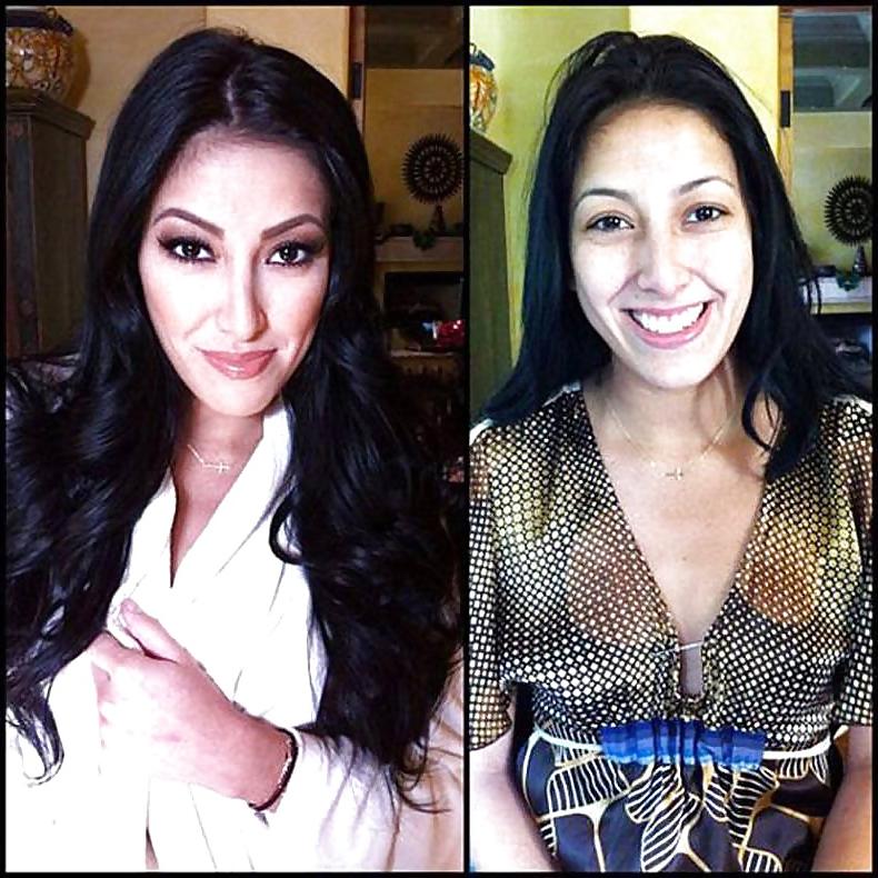 25P Pornstars Makeup on off - Mojitog