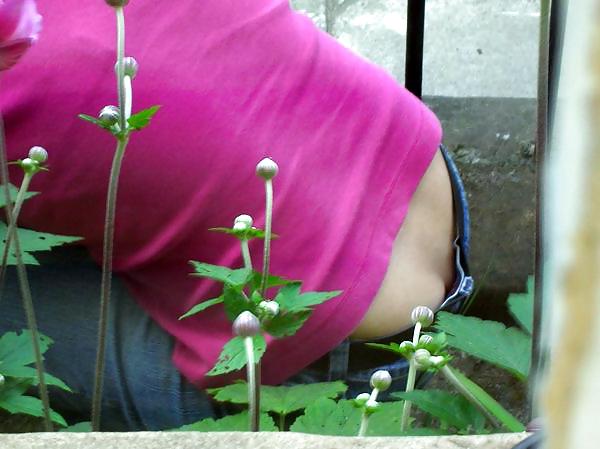 6P Voyeur neighbor  in tight jeans