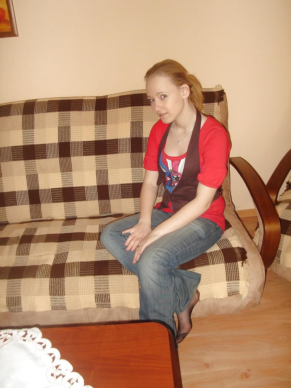 25P Jeans on Pantyhose