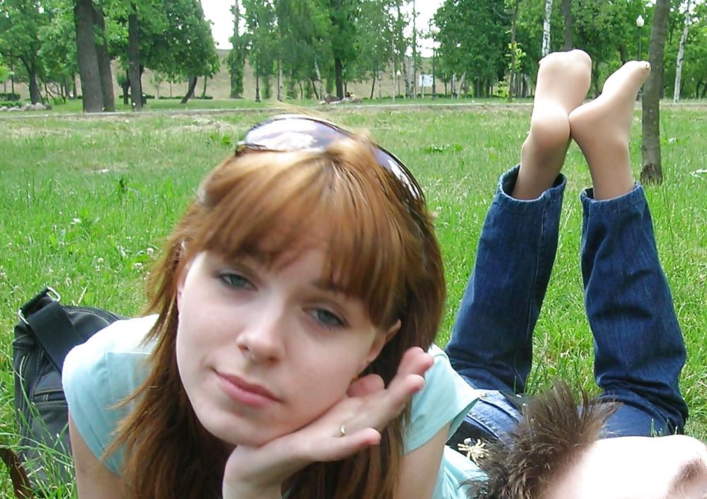 25P Jeans on Pantyhose