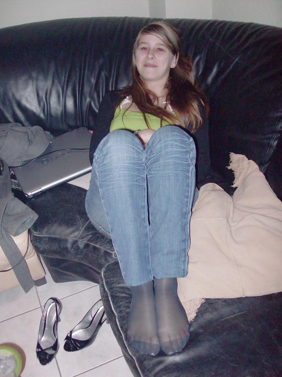 25P Jeans on Pantyhose