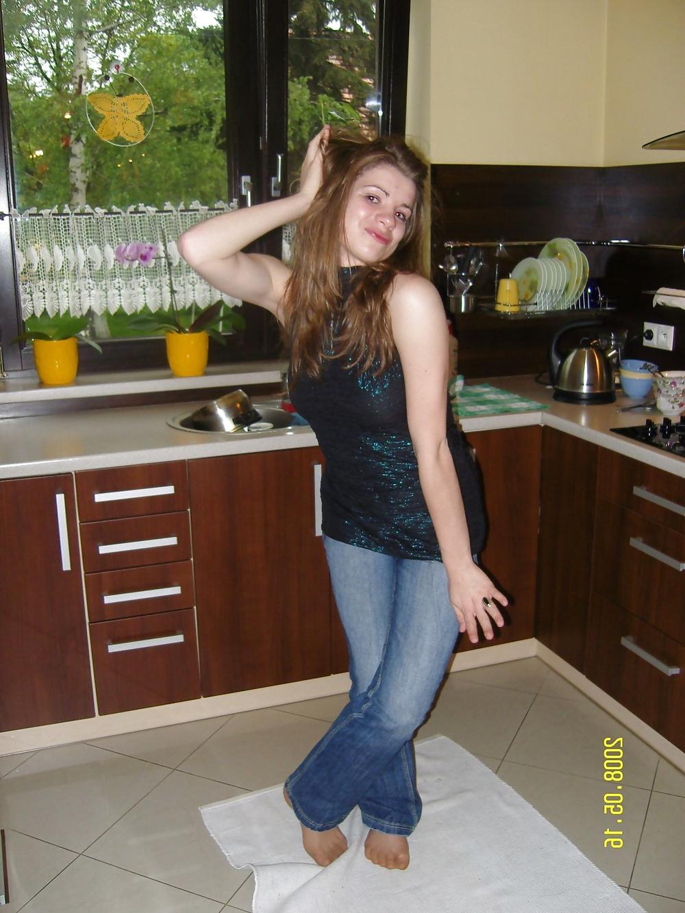 25P Jeans on Pantyhose