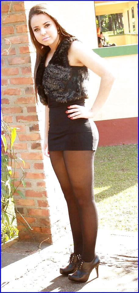 25P Miniskirt Pantyhose Girls 14