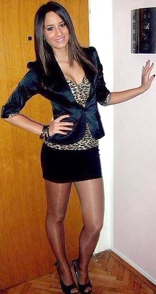 25P Miniskirt Pantyhose Girls 19