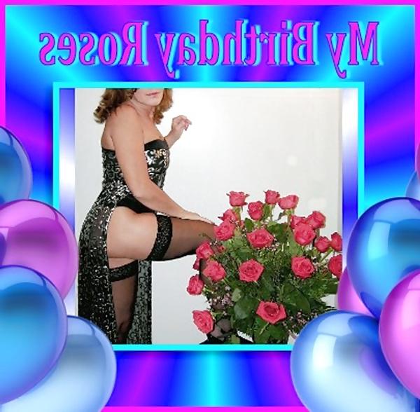 25P Its my Birthday with roses from Tim 