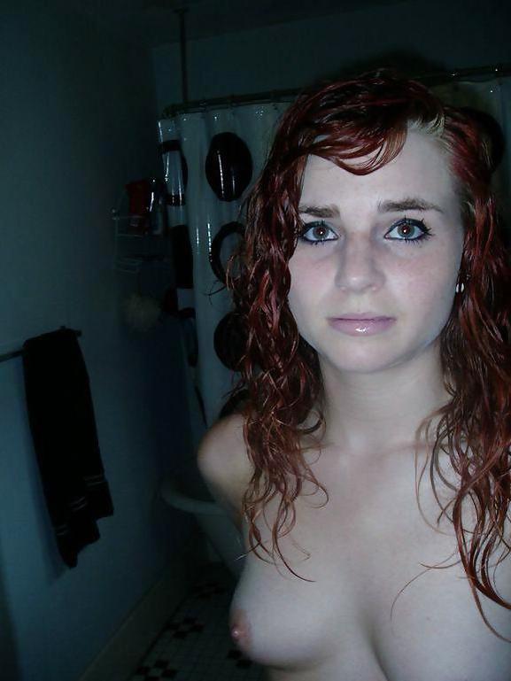 18P Red haired cute babe