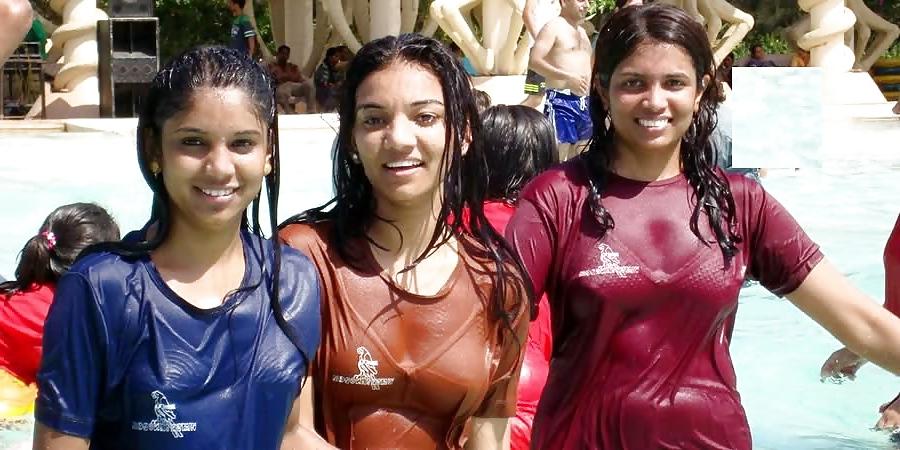14P Desi woman bathing