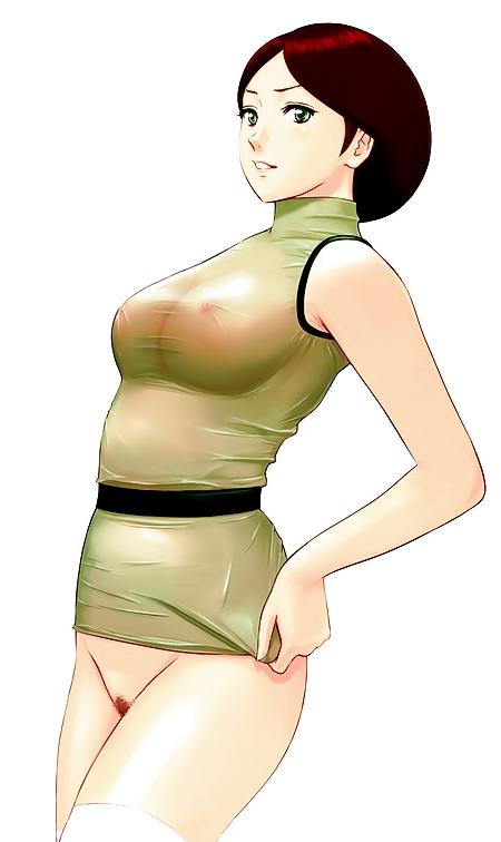 11P Anime Girls See Through