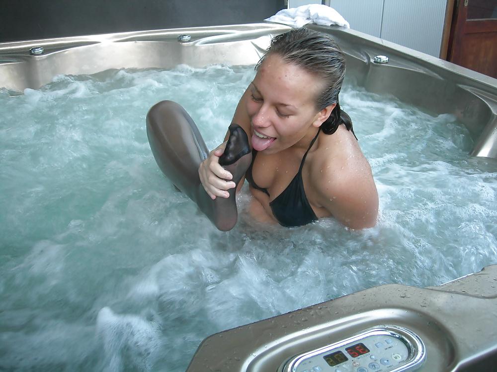 25P Bathing Pantyhose Foot Beauty + Steam Room Sweat