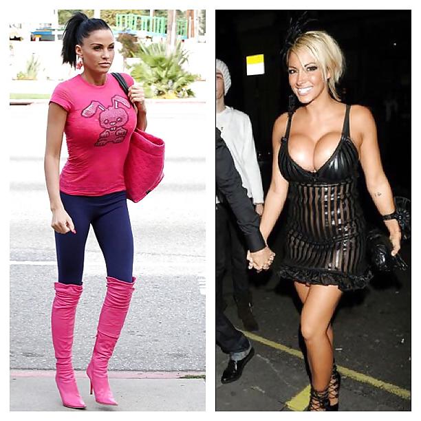 7P Jodie Marsh Vs Katie Price. Which bimbo slut do you prefer?