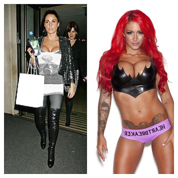 7P Jodie Marsh Vs Katie Price. Which bimbo slut do you prefer?