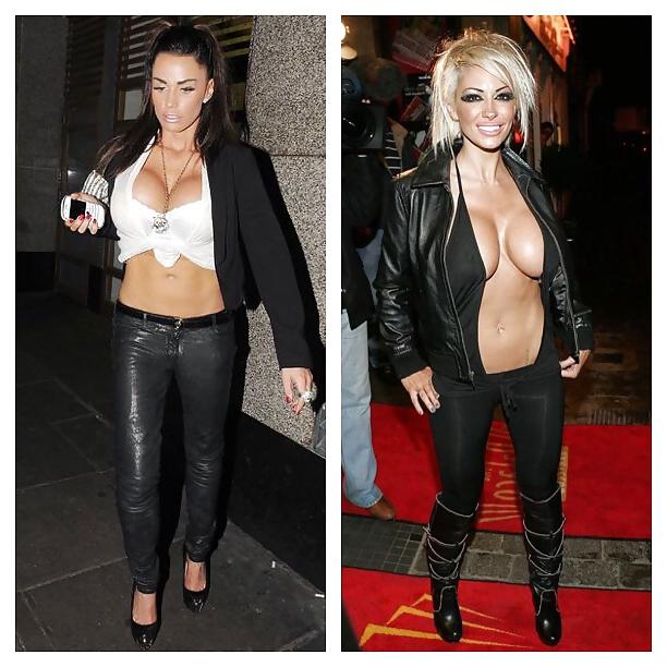 7P Jodie Marsh Vs Katie Price. Which bimbo slut do you prefer?