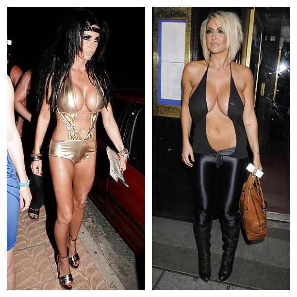 7P Jodie Marsh Vs Katie Price. Which bimbo slut do you prefer?