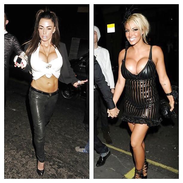 7P Jodie Marsh Vs Katie Price. Which bimbo slut do you prefer?