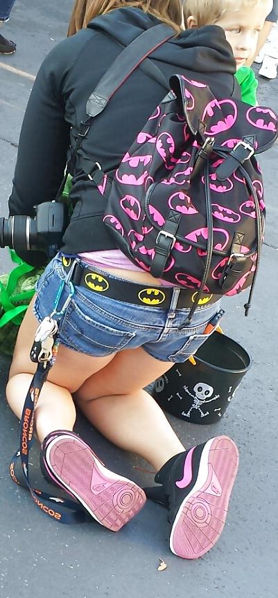 11P Teen in tights and thong