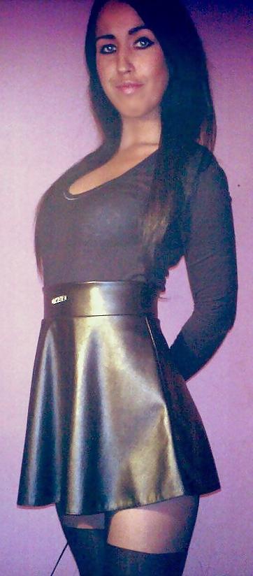 25P Fuckim Hot Bitches Jeans Heels Leather Latex