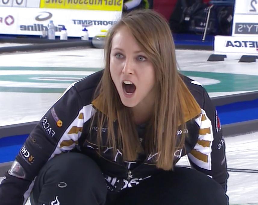 25P 2015 Womens Curling season Jack off spectacular