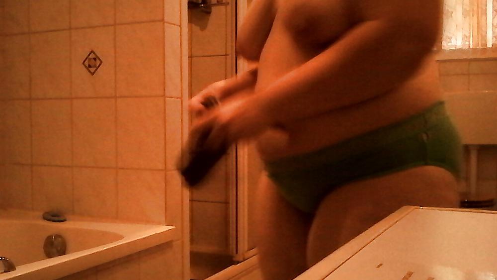 6P My wife in the bathroom 3