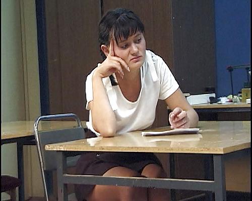 16P Prison lesbians rip off her white panties.