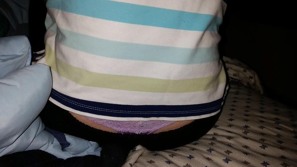25P My wifes thong shots.