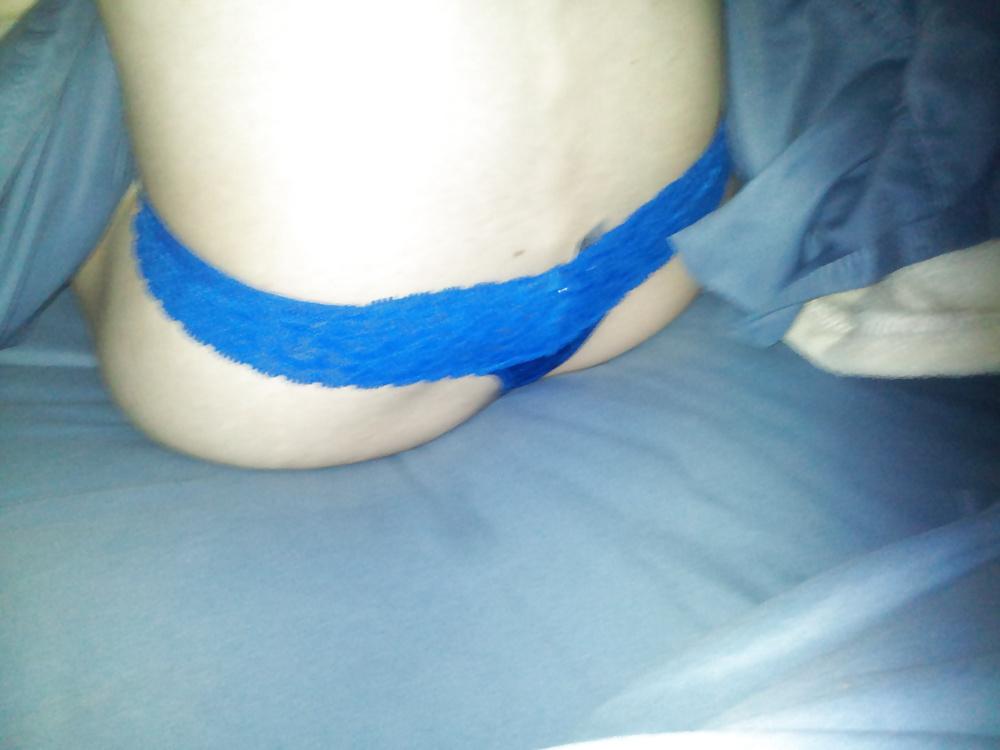 25P My wifes thong shots.