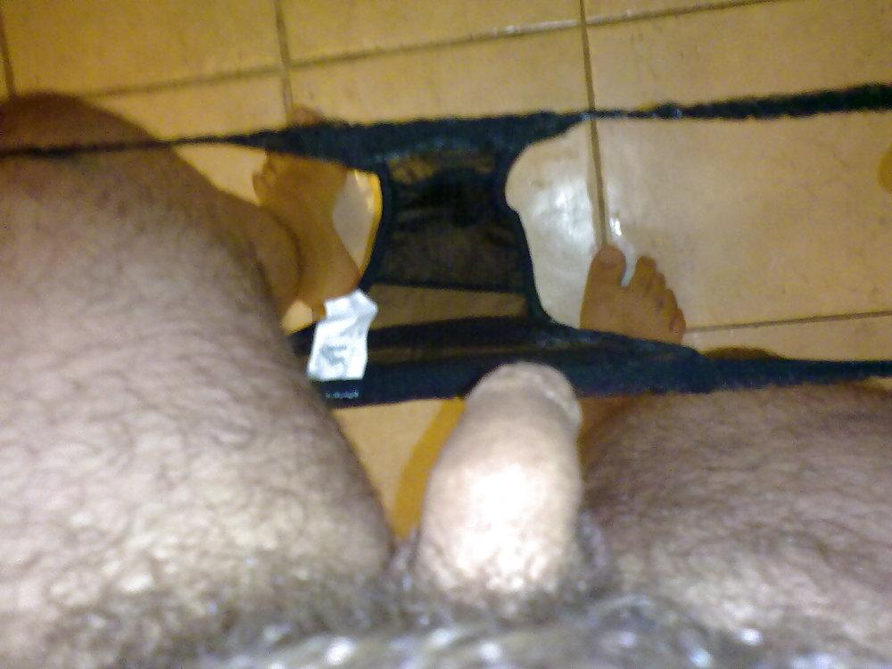 8P Aunt Silvia (55y) I found her lingerie in her bathroom