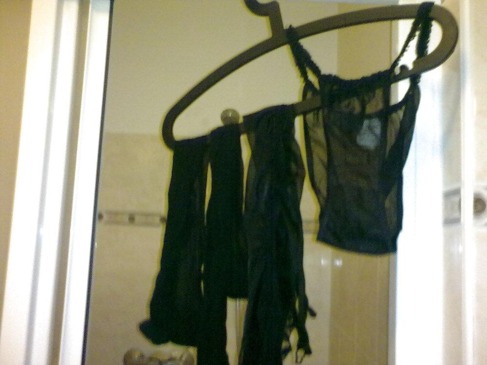 8P Aunt Silvia (55y) I found her lingerie in her bathroom