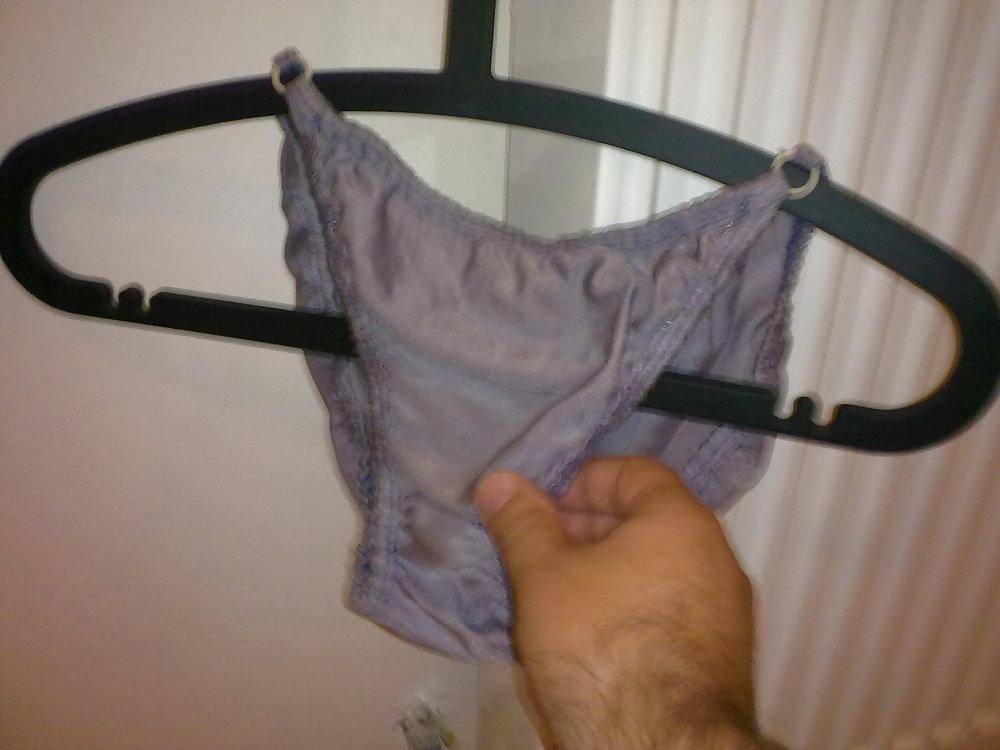 8P Aunt Silvia (55y) I found her lingerie in her bathroom