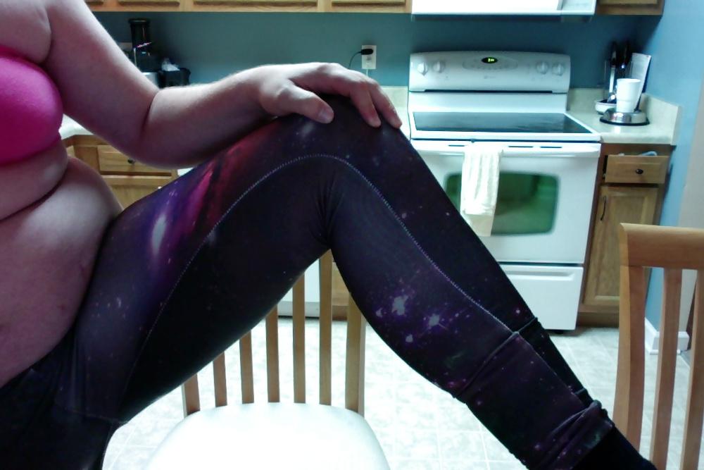 16P Pink & White Thong with Leggings