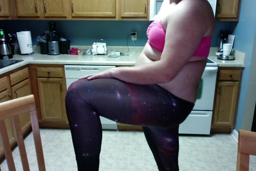 16P Pink & White Thong with Leggings