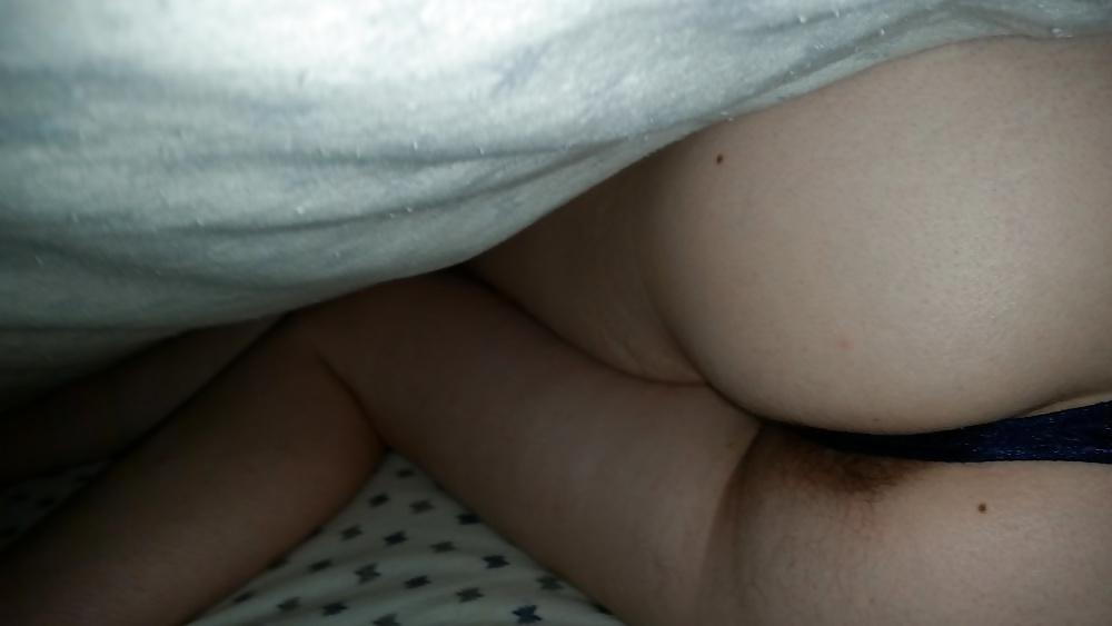 15P Another night shot of my wife in her thong.
