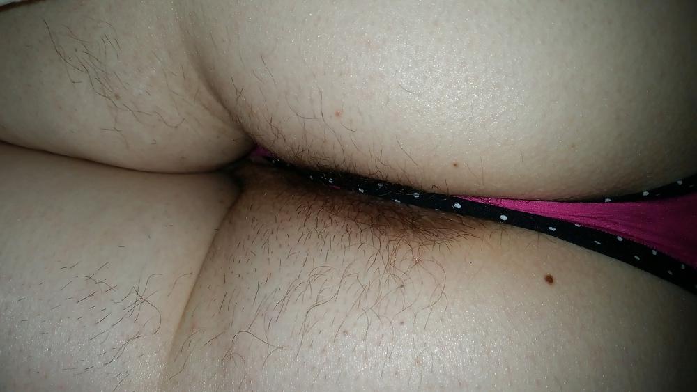 15P Another night shot of my wife in her thong.