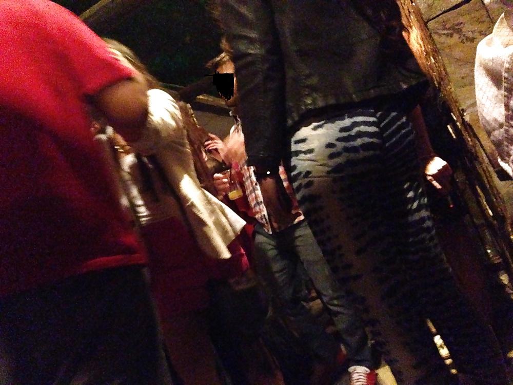 13P Red ass thong
