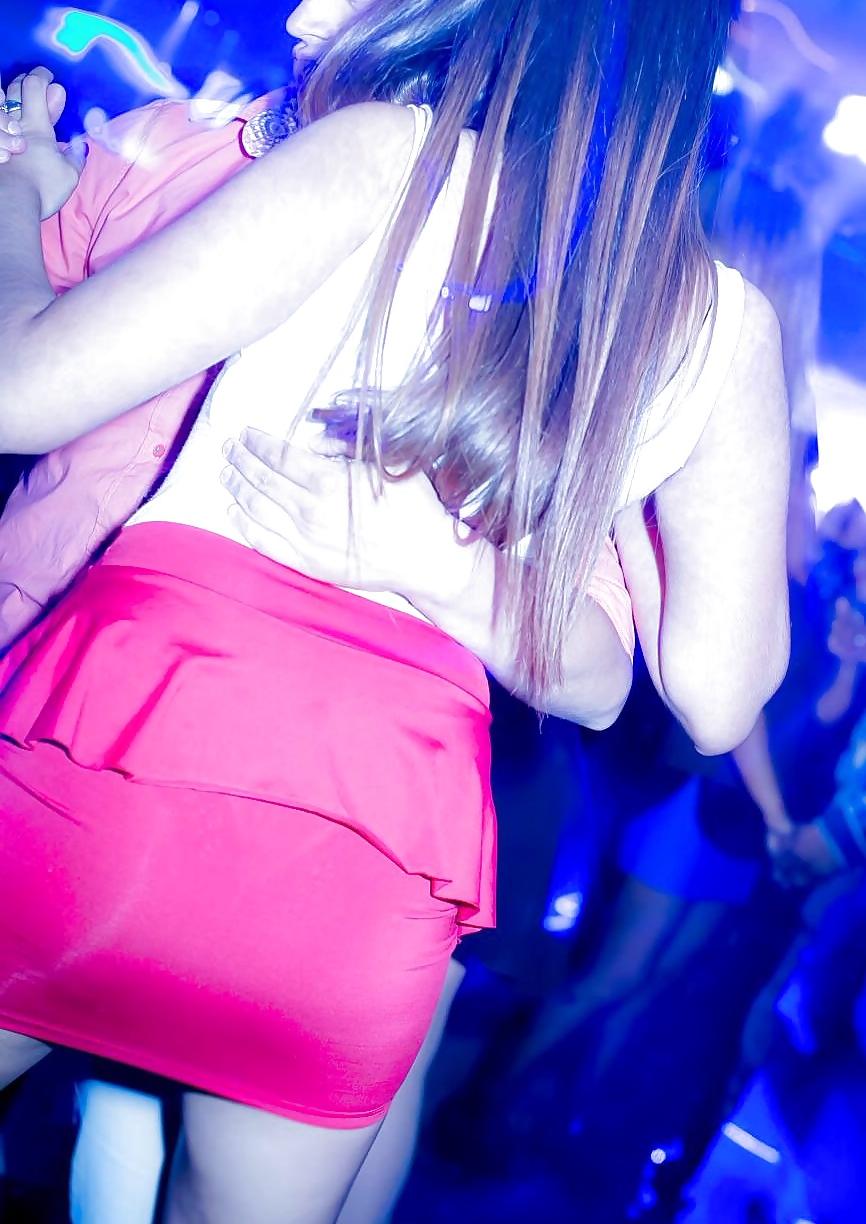 13P Red ass thong