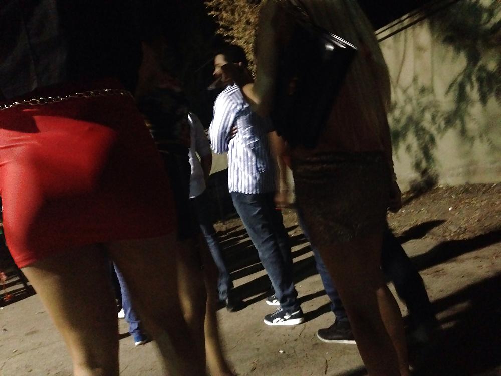13P Red ass thong