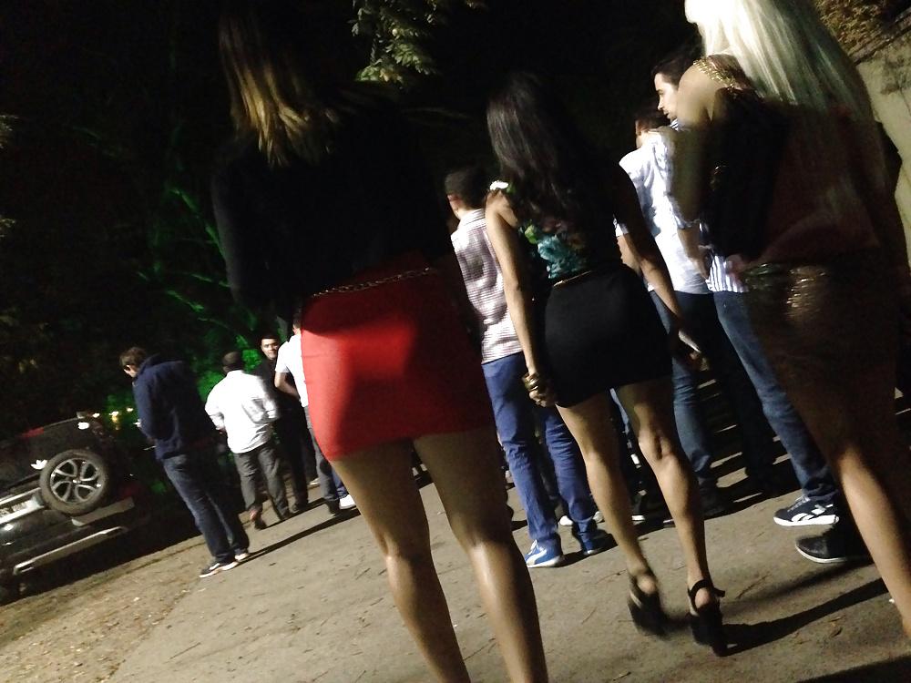 13P Red ass thong